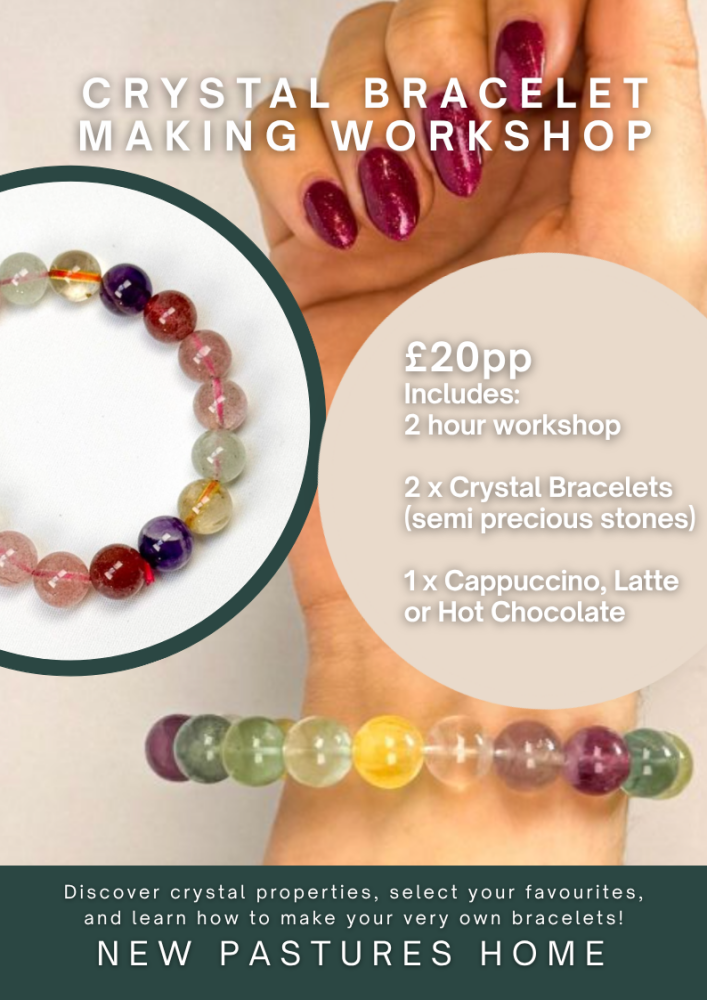 2. Crystal Beaded Bracelet Making Workshop (Saturday 4th July 2026 - 12:00pm to 2:00pm)