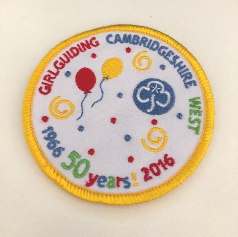 Cambs West 50th Birthday badge