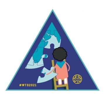 World Thinking Day badge, 2021