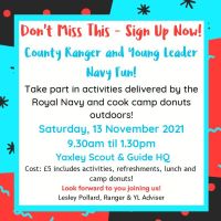 Participant ticket - Rangers and Young leaders fun day