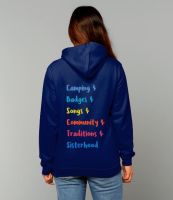Girguiding themes zip hoodie