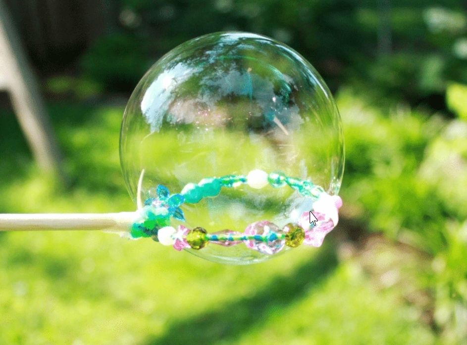 Bubble wand - artful parent