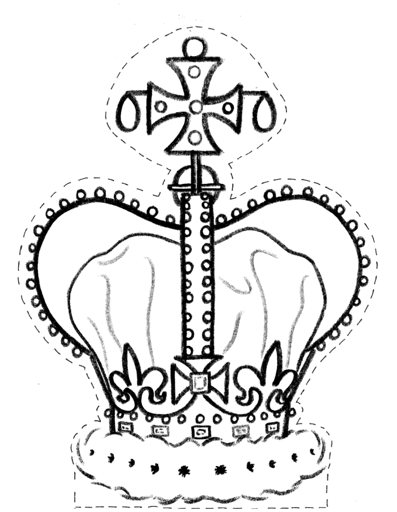 Westminster Abbey Crown template
