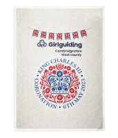 Kings Coronation Tea towel