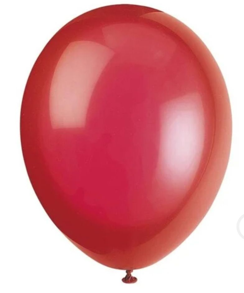 Red balloons - bundle of 10
