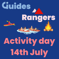 Guide ticket for Activity day, 14th July