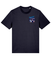 Connect 24 front small design unisex tshirt - French Navy