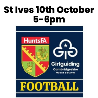 10th October - St.Ives football club. 5-6pm