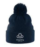 Girlguiding Cambs West bobble hat, Navy