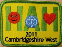 HAH 2011 Cambridgeshire West woven badge