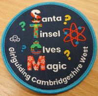 STEM Girlguiding Cambs West woven badge