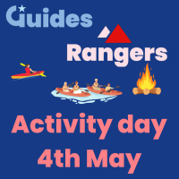 Guide ticket for Activity day, 4th May