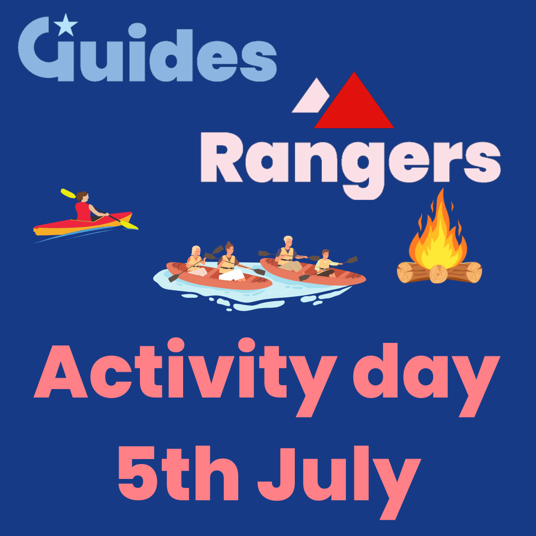 Guide ticket for Activity day, 5th July