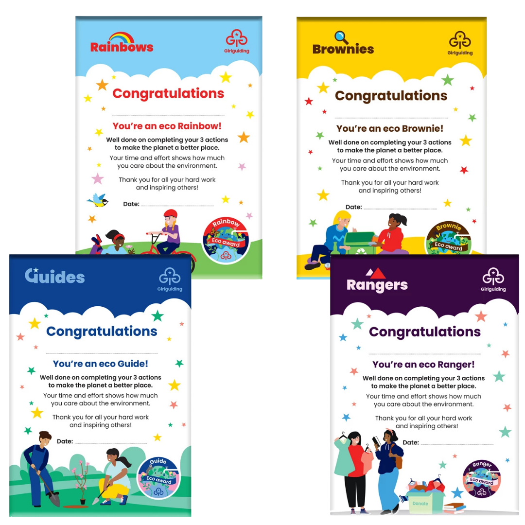 Eco-award certificates