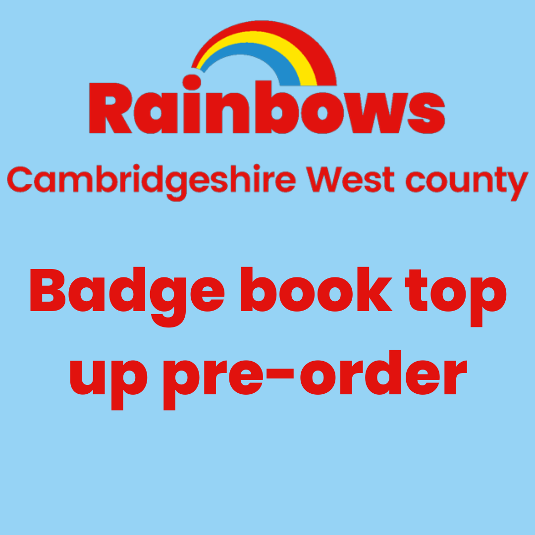 Rainbows badge book topper pre-order