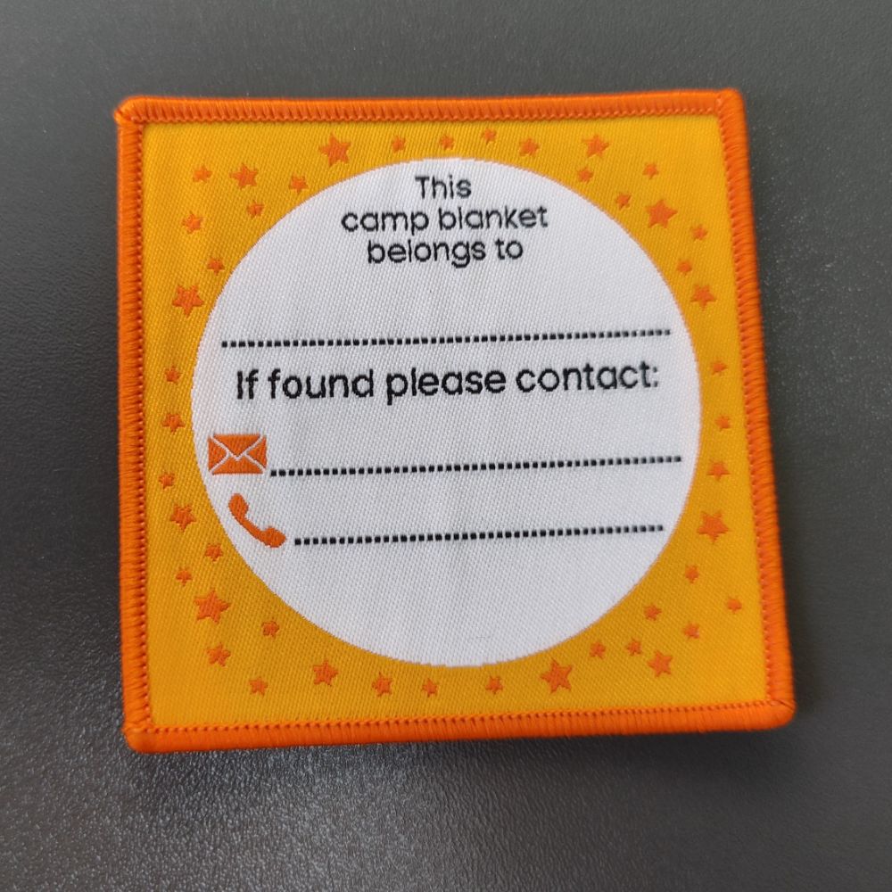 Camp Blanket labels
