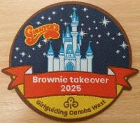 Gulliver's Brownie Takeover woven badge