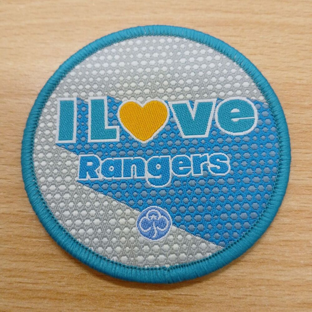I love Rangers woven badge - previous branding