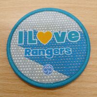 I love Rangers woven badge - previous branding