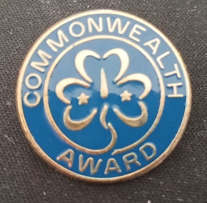 Commonwealth Award metal badge