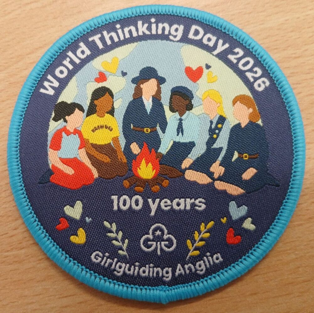 Anglia World Thinking Day 2026 woven badge