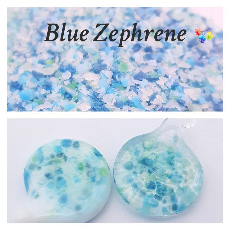 Blue Zephrene Fine Grind Frit Blend
