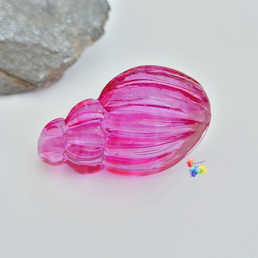 Hot Pink Seashell Focal Bead