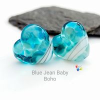 Blue Jean Baby Boho Heart Pair