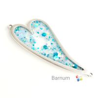 Barnum  Resin  Large Heart Connector