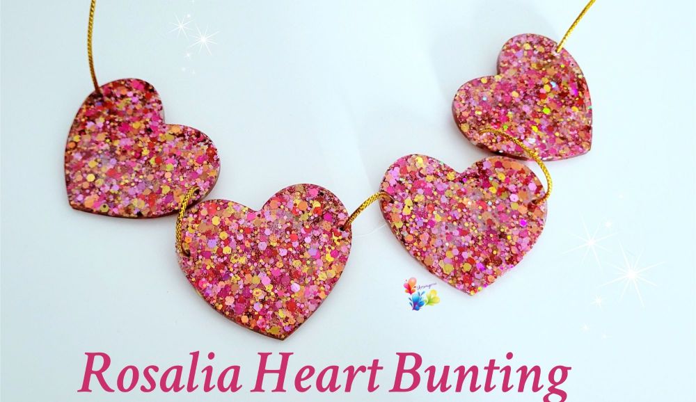 Mini Bunting Rosalia Hearts