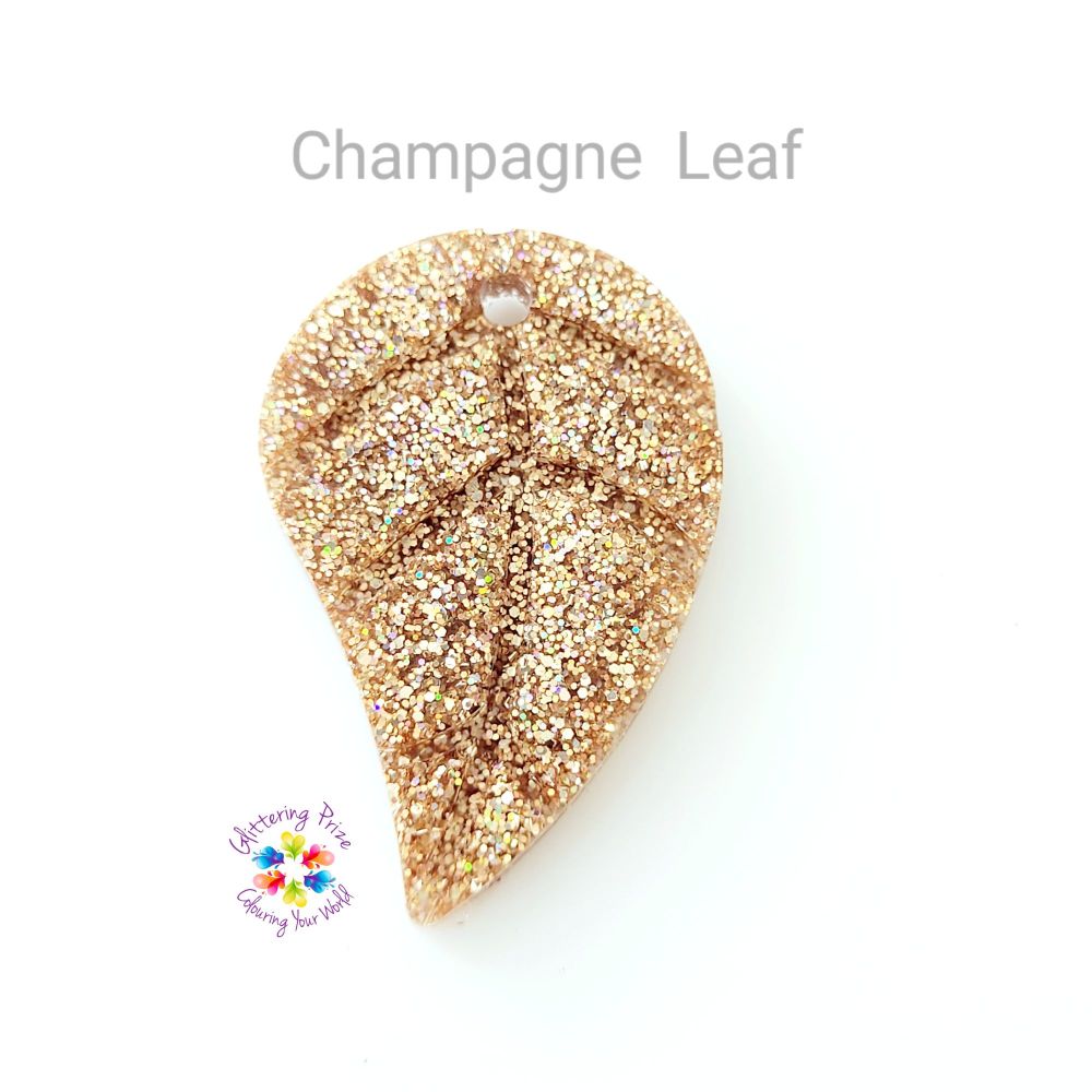 Holographic Champaign Gold Resin Leaf