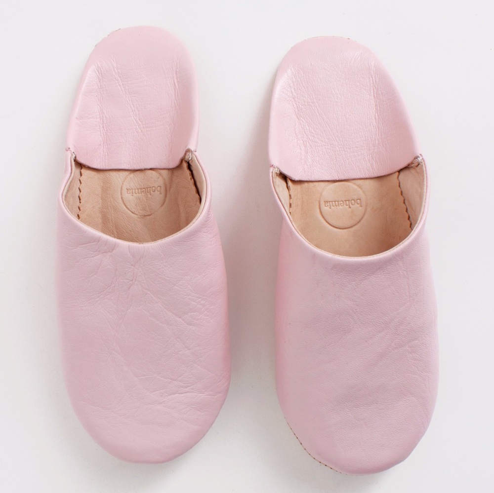 Babouche Slippers Rose Pink