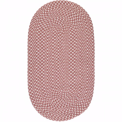 Dusty Pink Eco Braided Rug, 92cmx152cm