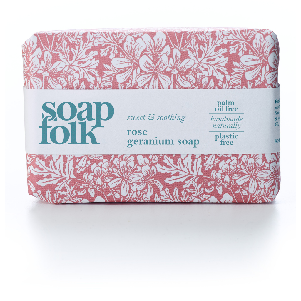Soap Folk Rose Geranium Soap