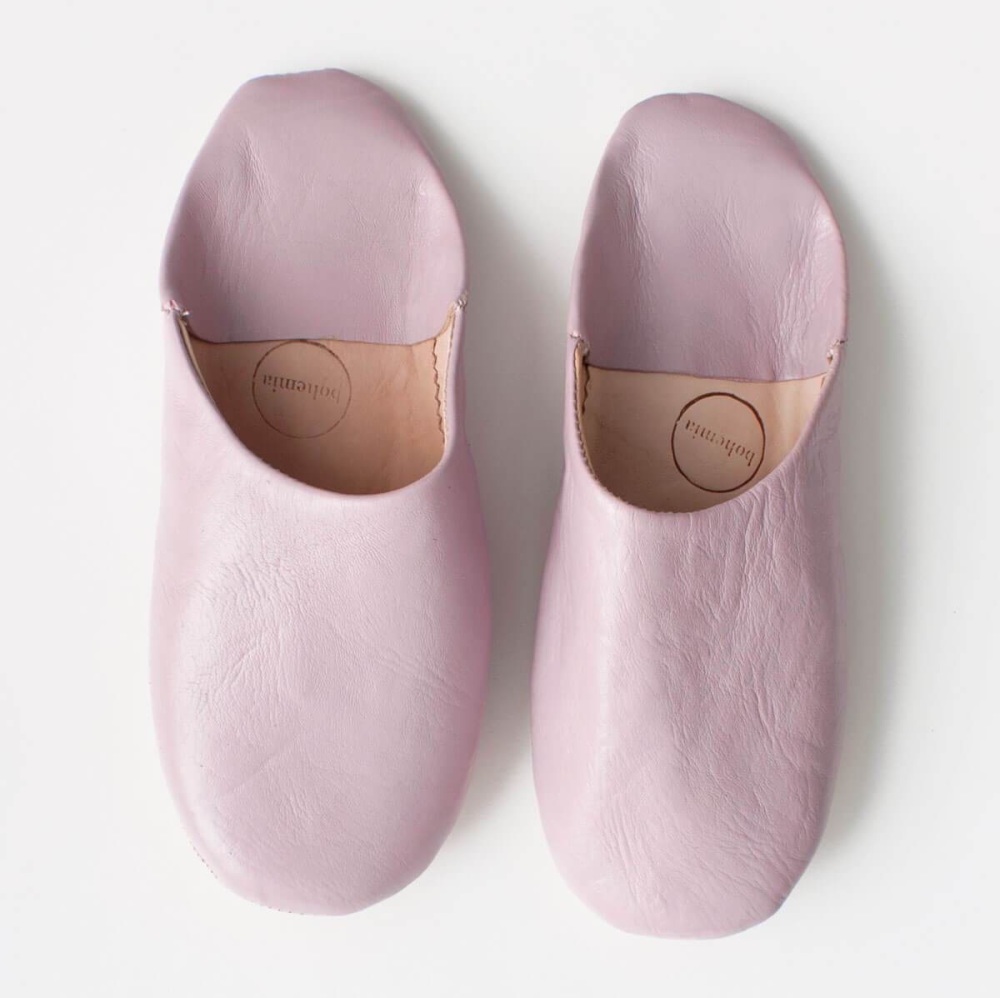 Babouche Slippers Vintage Pink L