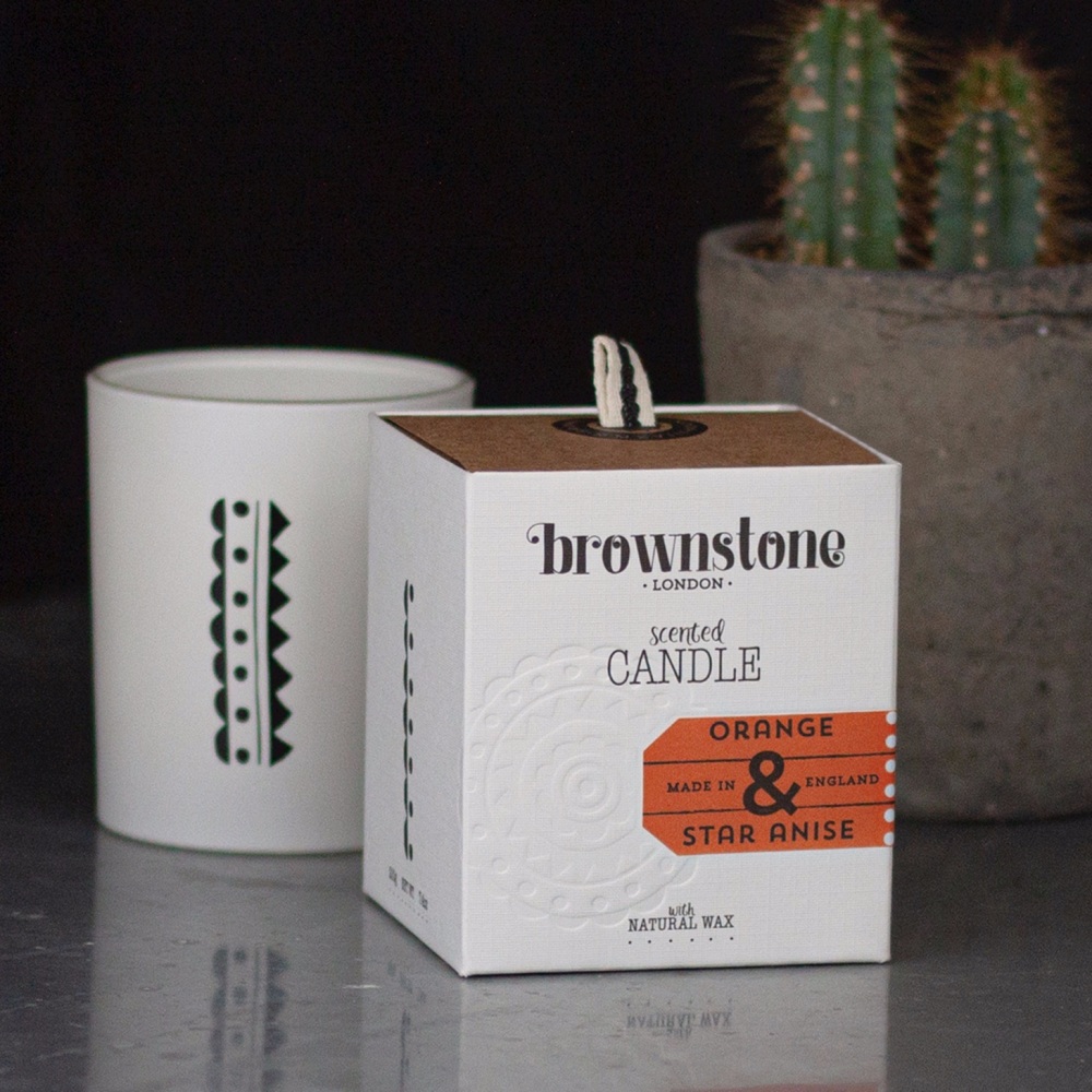 Brownstone Candle Orange & Star Anise