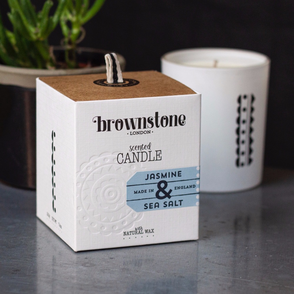 Brownstone Candle Jasmine & Sea Salt