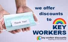 Keyworker discounts available