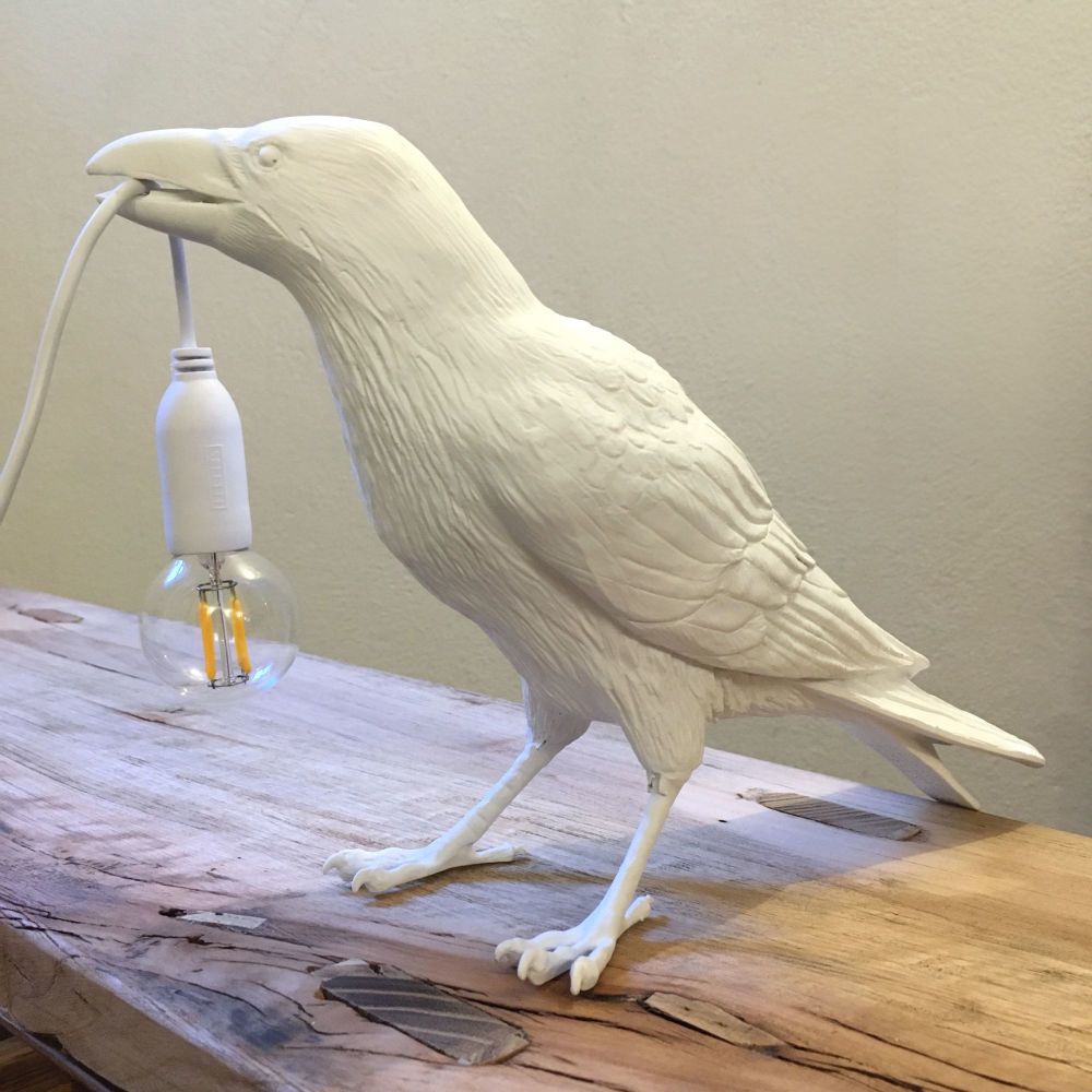 BIRD LAMP WHITE