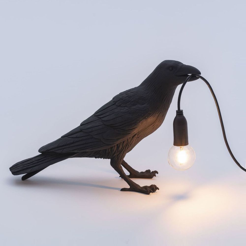 BIRD LAMP BLACK