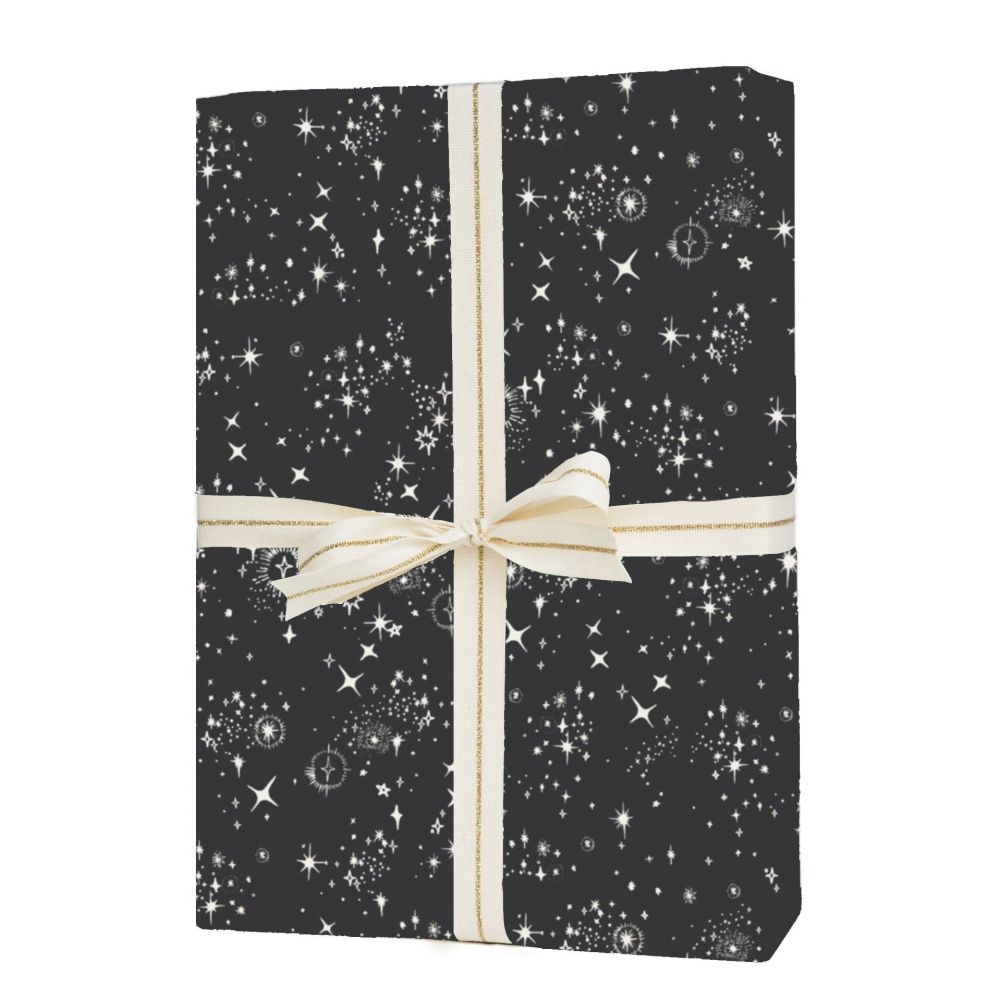 WRAPPING PAPER, 3 SHEETS - CELESTIAL