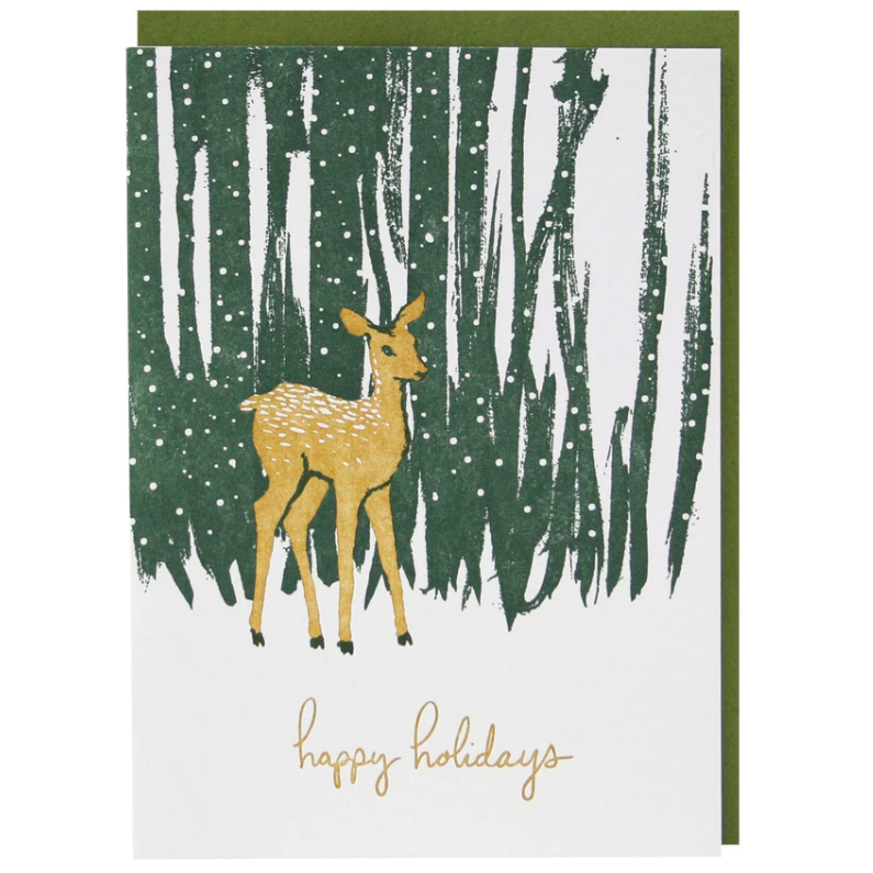 CARD PACK OF 10 - FOREST FAWN