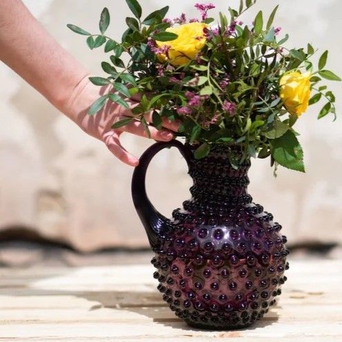 HOBNAIL JUG VIOLET