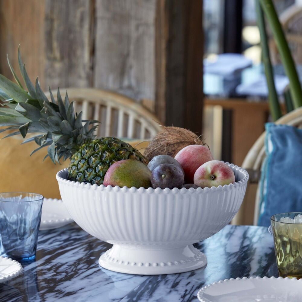 PORTUGUESE STONEWARE - CENTREPIECE BOWL