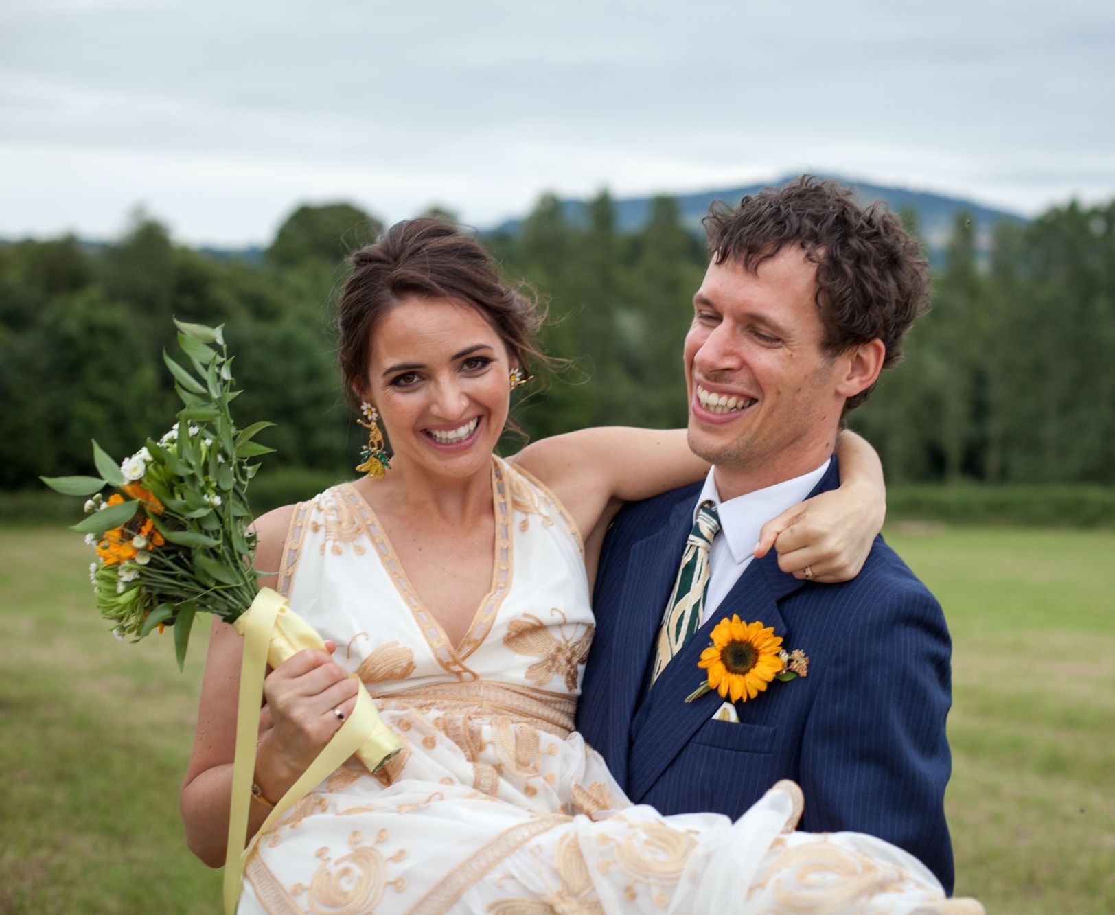 Wern-Y-Cwm Weddings and accomodation Wales happy wedding couple