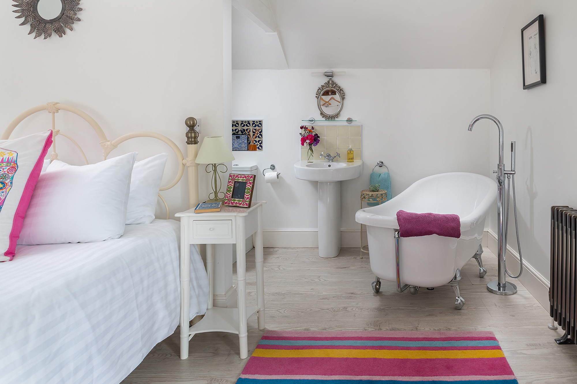 cottage master bedroom bath