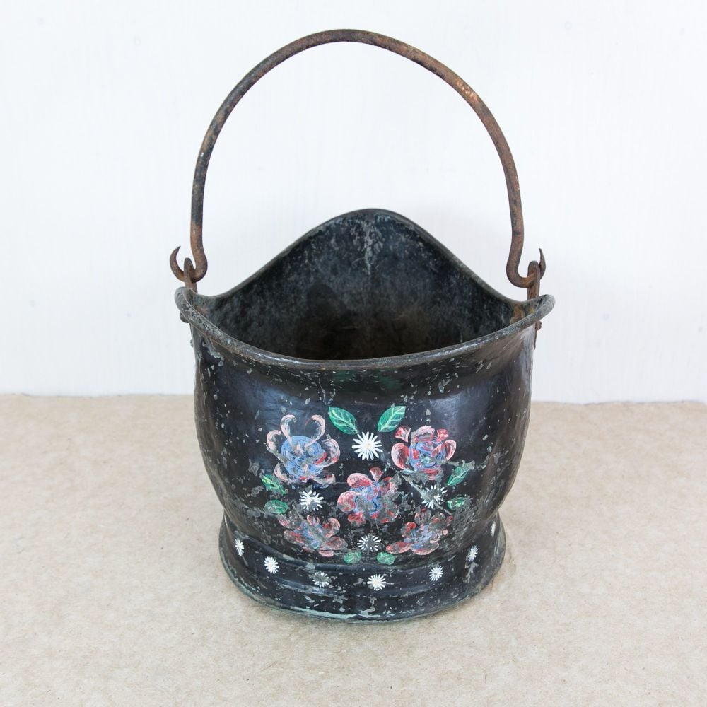 Vintage Bargee's Coal Scuttle