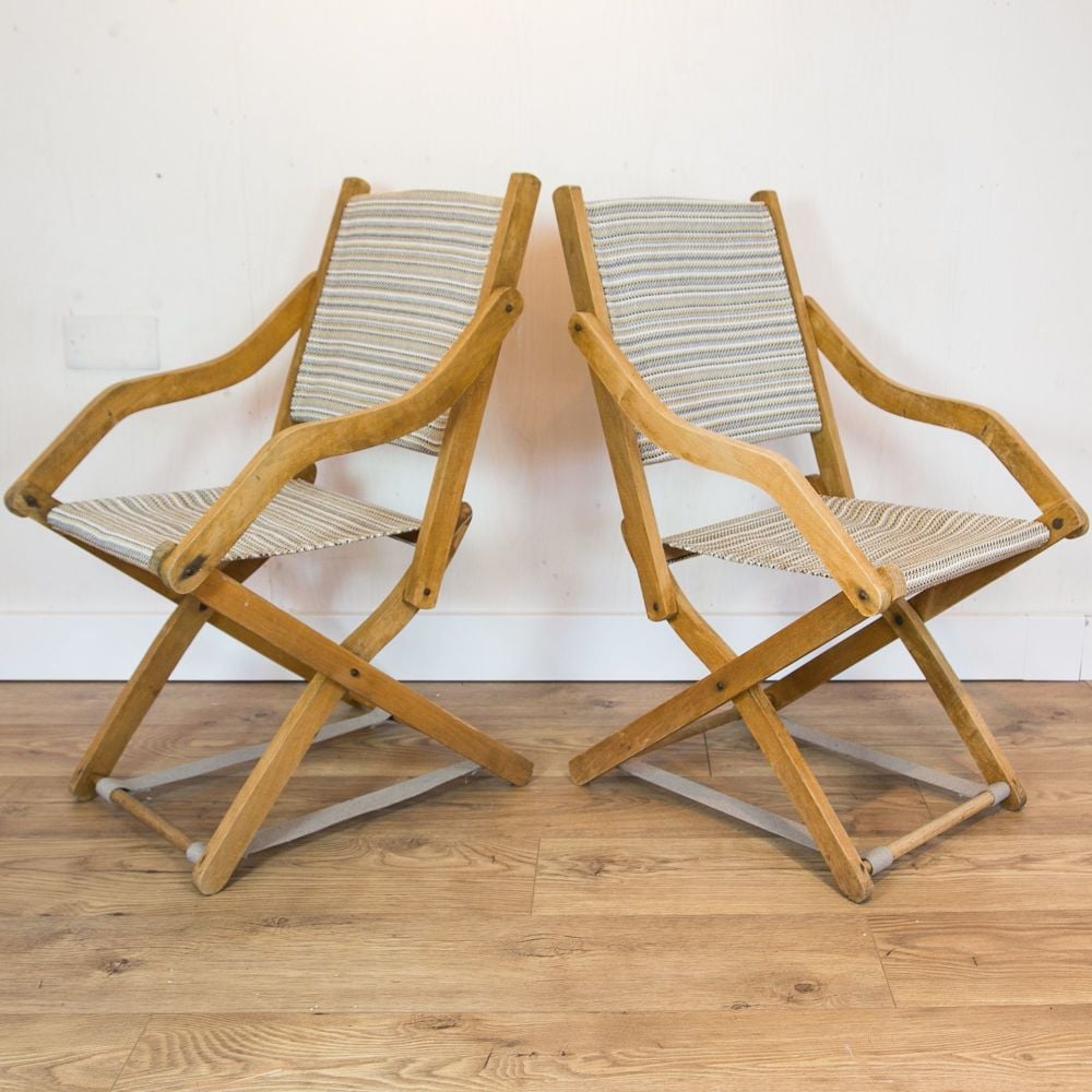 Early Mid-Century Campaign Chairs