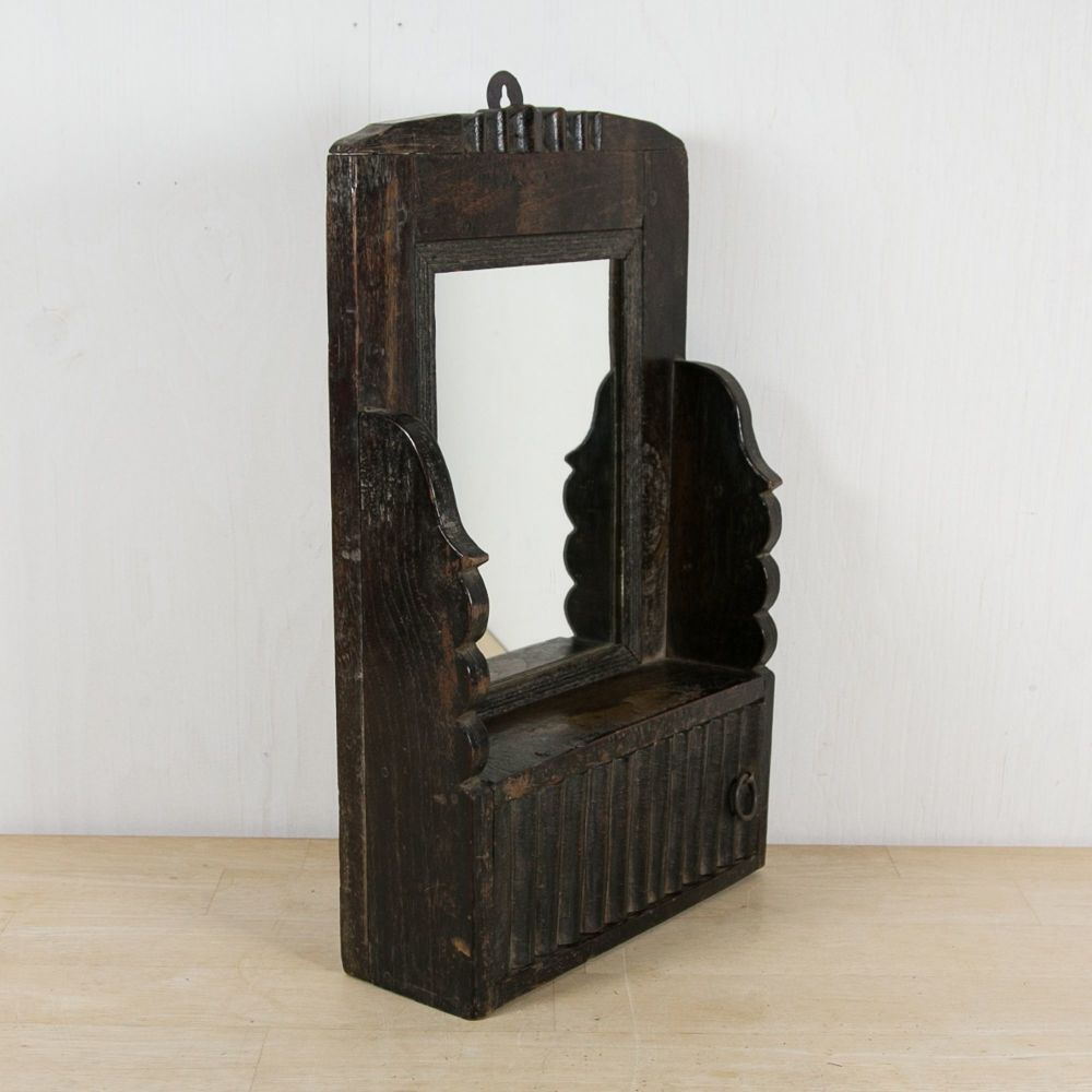 19th C. Gentleman's Shaving Mirror