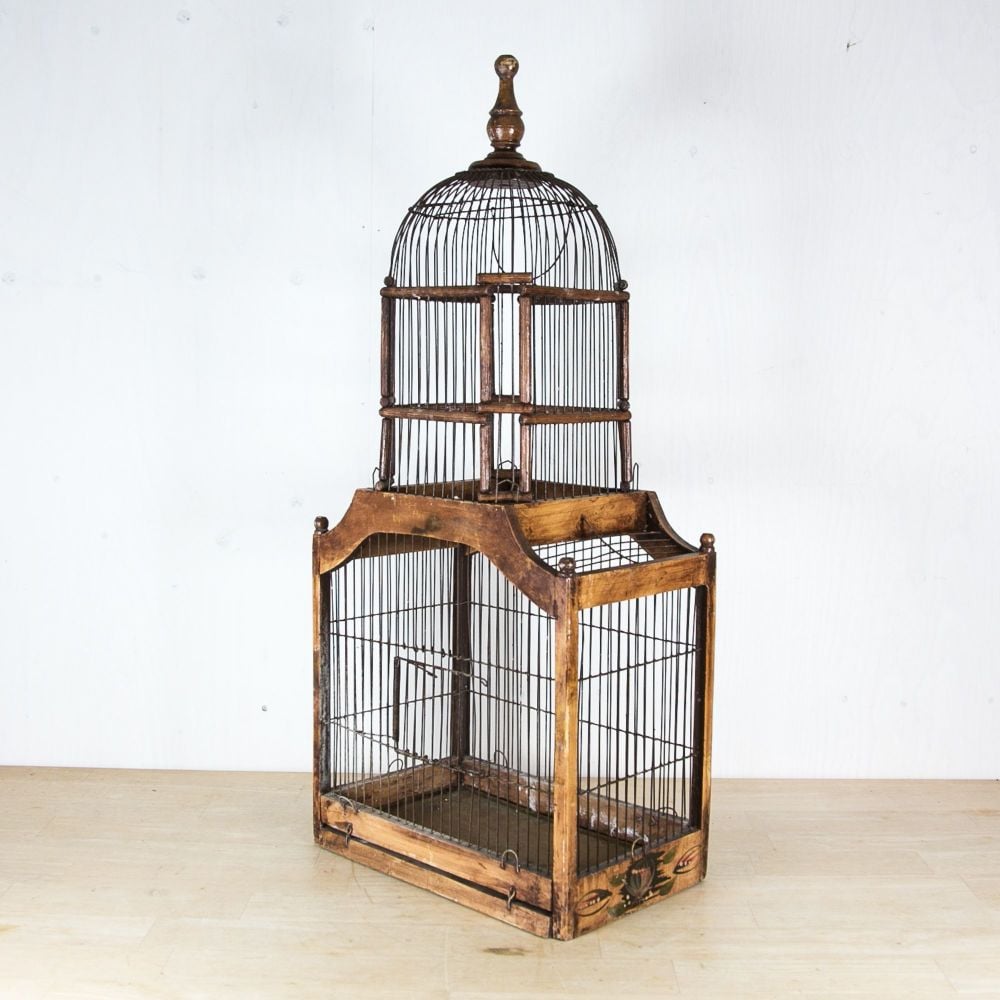 Antique French Dome Bird Cage